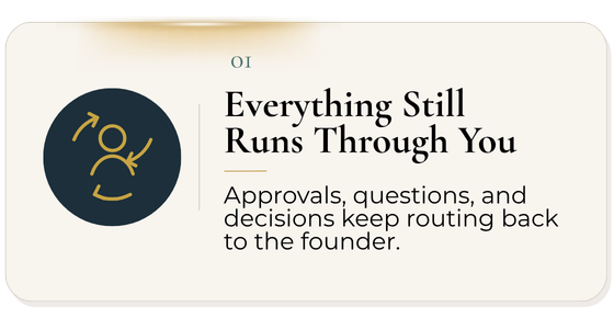 Everything routes through you