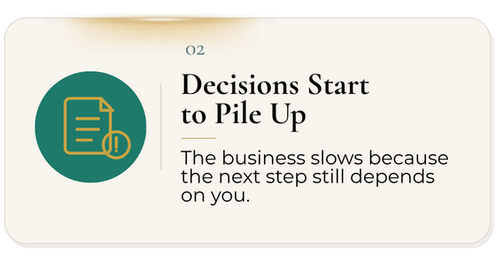 Decisions pile up faster than revenue