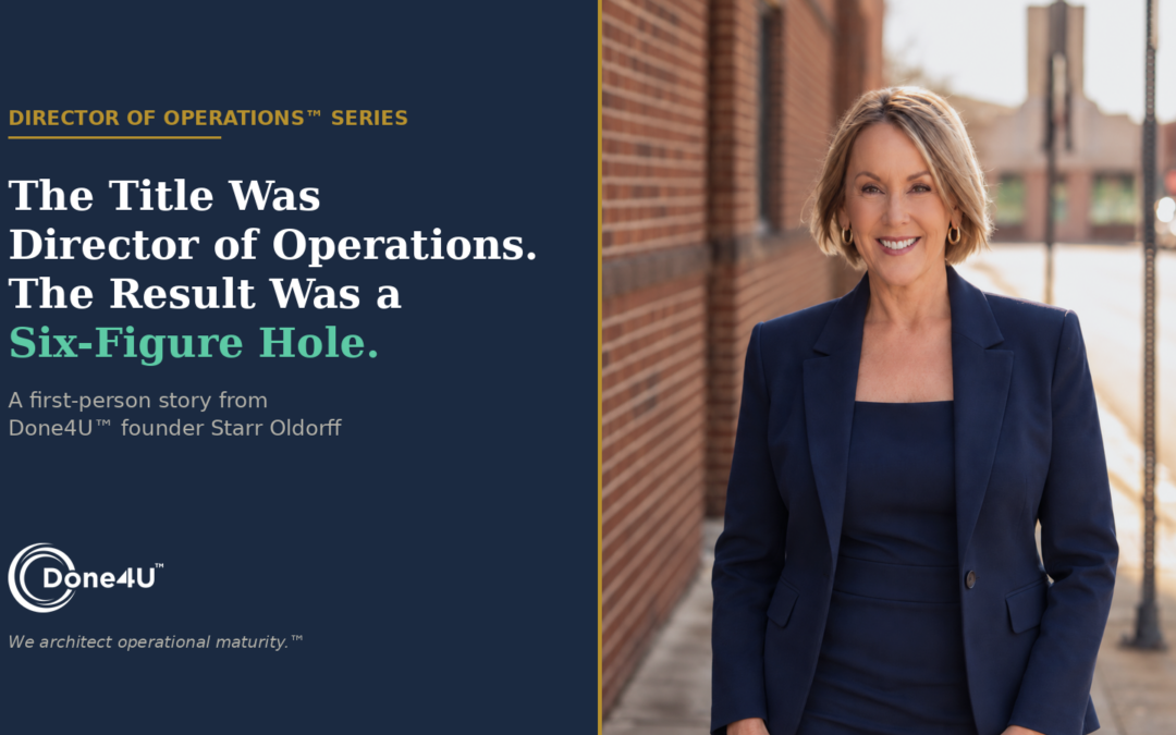 Director of Operations. Starr Oldorff walking downtown