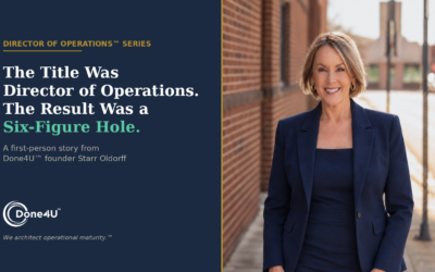 The Title Was Director Of Operations. The Result Was A Six-Figure Hole.